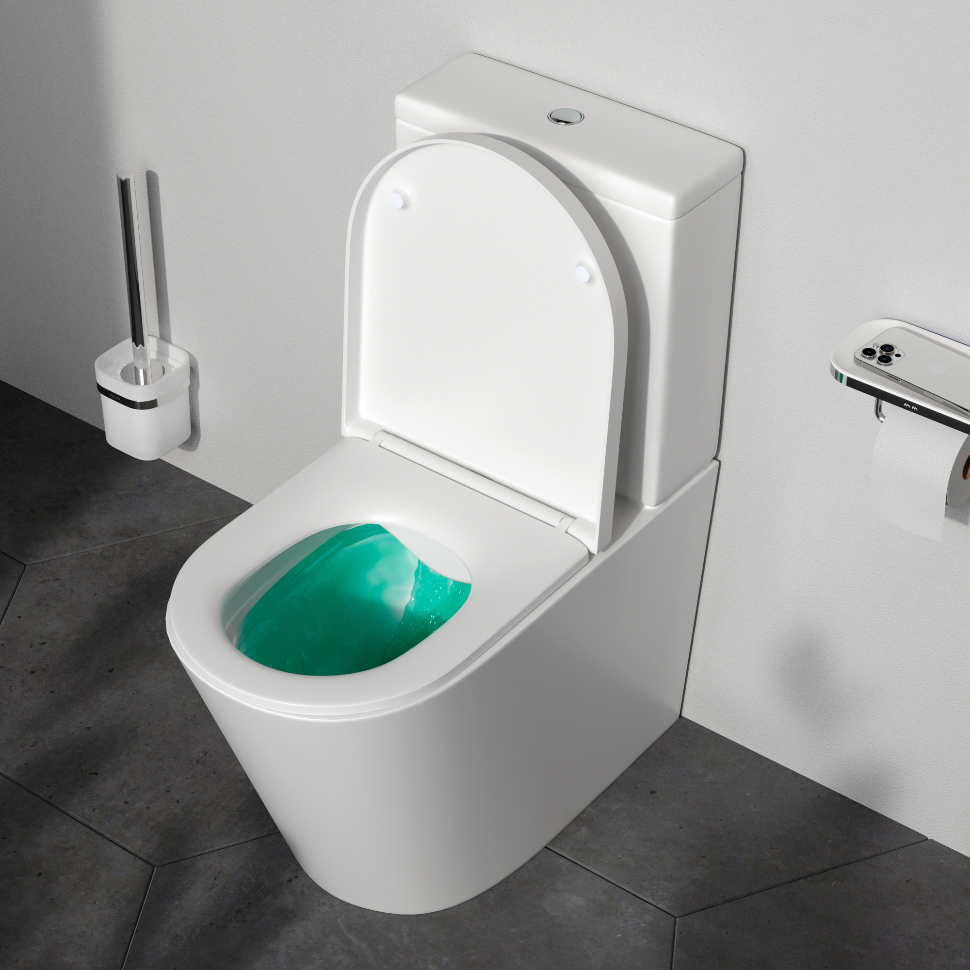 <p>Благодаря безободковой конструкции, уход за унитазом становится гораздо проще, а чистота сохраняется на более длительный срок. В комплект входит сиденье с механизмом плавного опускания, выполненное из прочного дюропласта. Надёжные крепления из нержавеющей стали рассчитаны на более чем 100 000 циклов закрывания, гарантируя долговечность и комфорт в использовании.</p>