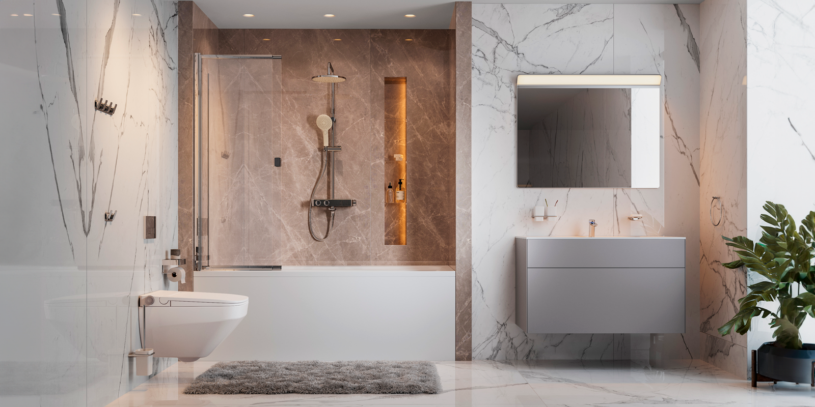 Тренды ванных комнат 2026