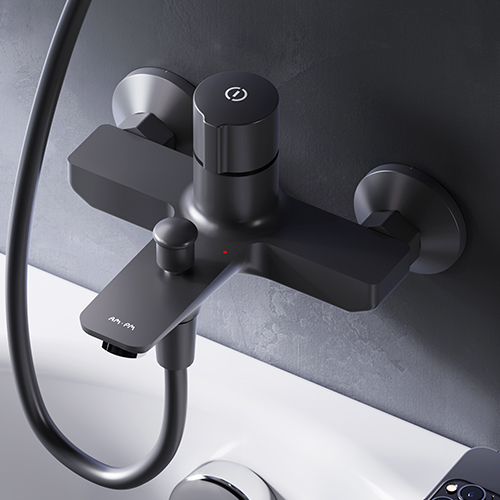 F85A10522 X-Joy TouchReel смеситель д/ванны/душа нажимной, чёрный